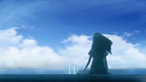 凝眸天空