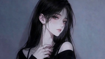 暗调清冷系少女