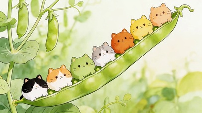 豌豆荚猫咪