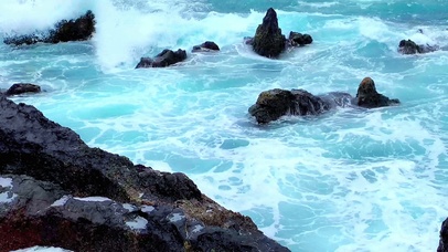 治愈海岸海浪4K