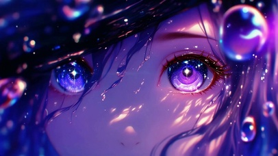 眼睛藏着浩瀚宇宙