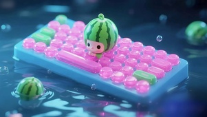 水上键盘西瓜娃
