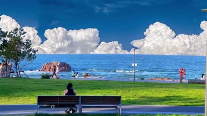 那天的海 仿佛一场电影