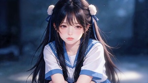 清纯校服少女
