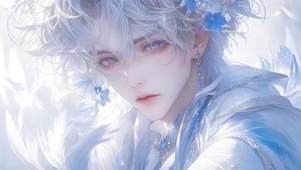雪羽蓝衫