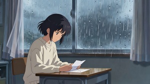 下雨夜的信笺