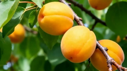 黄桃子树带鱼屏
