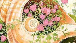 护眼海螺花草树木带鱼屏