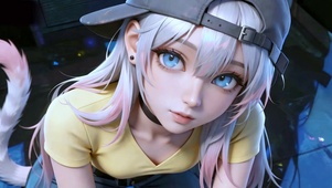 灵动含情大眼眸