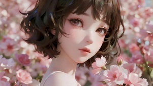 樱花回眸的女孩