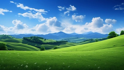 自然草原美景