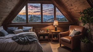 【雨景】阁楼小卧室