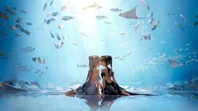 海中的少女