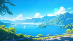 蓝天水库公路