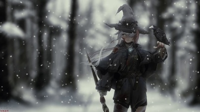 美女与乌鸦