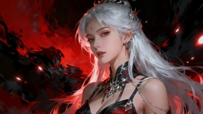 魔幻银发美女