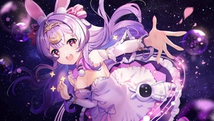 星空兔耳少女