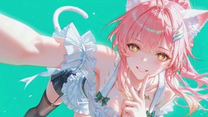 粉发甜喵爱弥斯