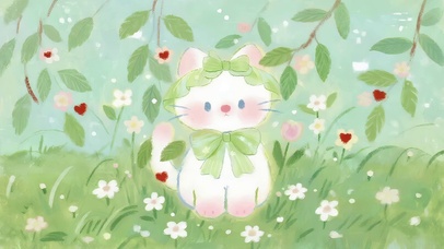 可爱蝴蝶结猫咪