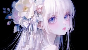 绒花少女