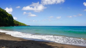 夏日阳光海滩海浪