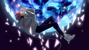 空中悬浮的男孩