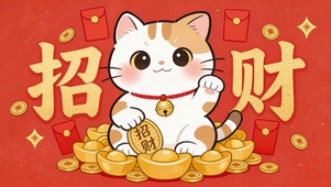可爱招财猫