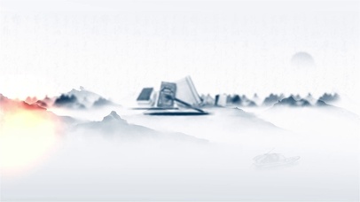 古风水墨读书节烫金世界读书日