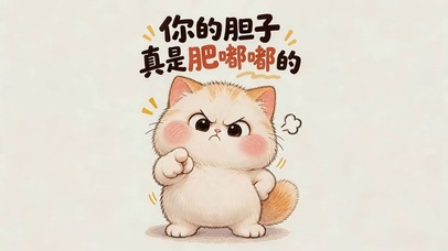 你的胆子真是肥嘟嘟