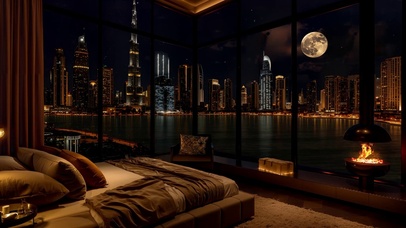 轻奢夜景公寓