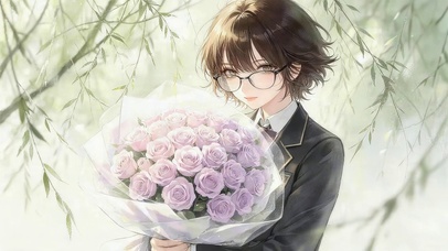 鲜花女孩