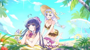 夏日海边少女 