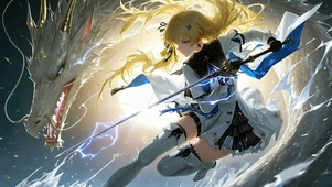 动漫女孩循环动画壁纸