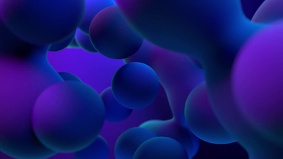 【3D视觉系】缓移的蓝色圆球