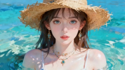 草帽女孩