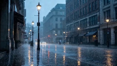 伦敦的雨