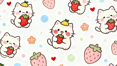 草莓猫咪