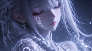霜暝月纹