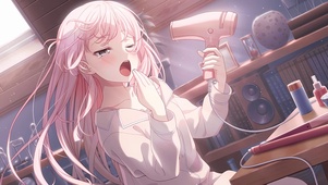 吹头发