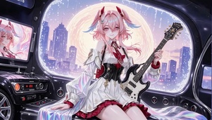 粉发摇滚少女莉奈娅