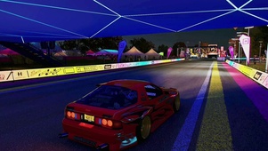 黑夜酷炫汽车