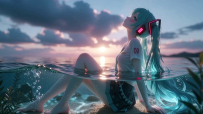 水中初音