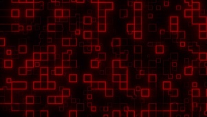 红色数码方格