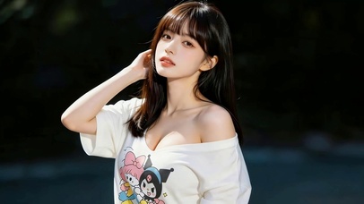 清纯治愈女孩