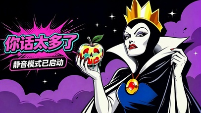 毒皇后趣味静音提示壁纸