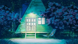 森林夜屋
