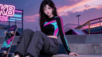 画板女孩