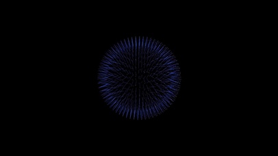 炫酷震撼粒子球