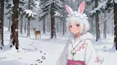 雪林寻鹿