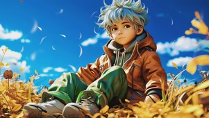 可爱3D小男孩